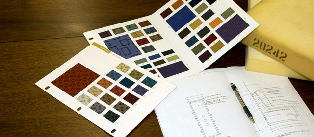 Fabric Swatch colors and styles